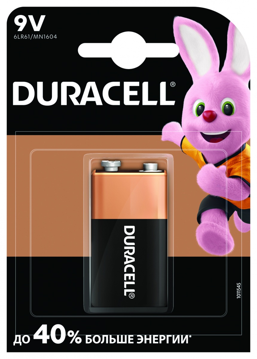 Элемент питания DURACELL 9V/MN1604 BP